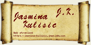 Jasmina Kulišić vizit kartica